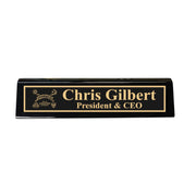 Desk Wedge Name Plate - PERSONALIZED - Spirit Board - 11 Inches