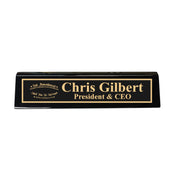 Desk Wedge Name Plate - PERSONALIZED - 2nd Amendment - 11 Inches