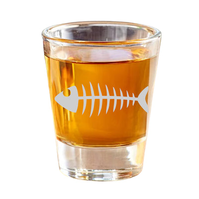 2oz Bonefish Shot glass
