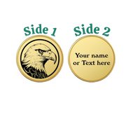 Challenge Coin - PERSONALIZED - CUSTOM - Bald Eagle