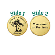 Challenge Coin - PERSONALIZED - CUSTOM - Palm Beach County Florida