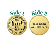 Challenge Coin - PERSONALIZED - CUSTOM - US Veteran