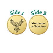 Challenge Coin - PERSONALIZED - CUSTOM - Aztec Eagle