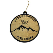Ornament CUSTOM - Breckinridge Colorado Elevation 9600