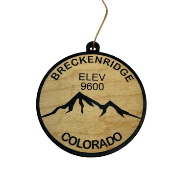 Ornament CUSTOM - Breckinridge Colorado Elevation 9600