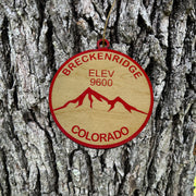 Ornament CUSTOM - Breckinridge Colorado Elevation 9600