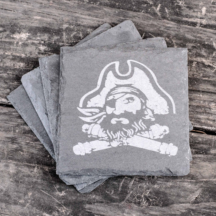 Coaster - Slate - Captain - SET OF 2