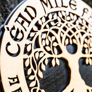 Framed Art - CUSTOM - Cead Mile Failte - A Hundred Thousand Welcomes - 2 Layers