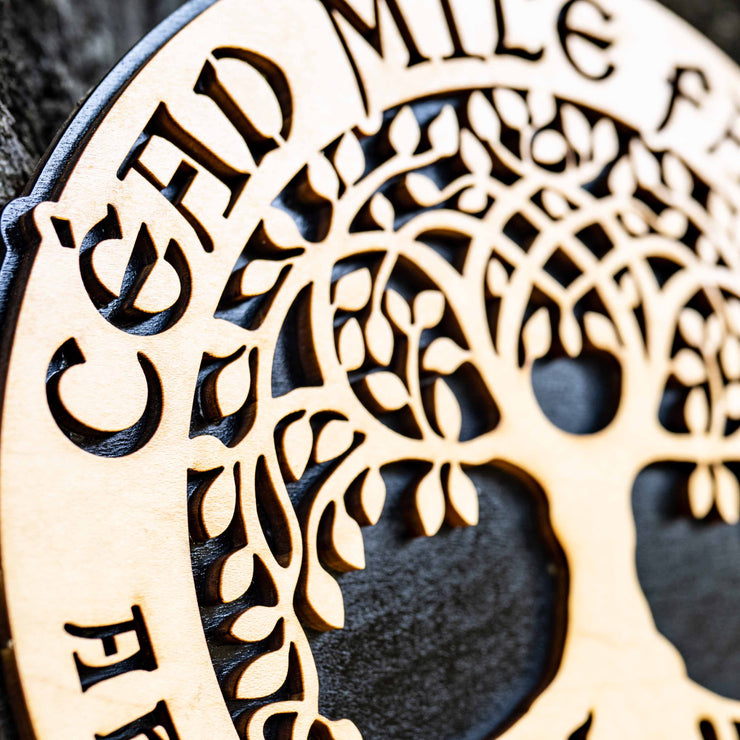 Framed Art - CUSTOM - Cead Mile Failte - A Hundred Thousand Welcomes - 2 Layers