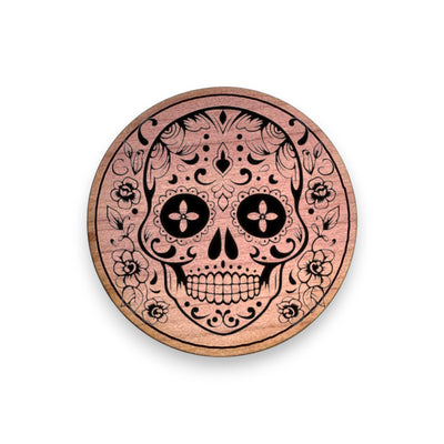 Challenge Coin - PERSONALIZED - CUSTOM - Sugar Skull day of the dead