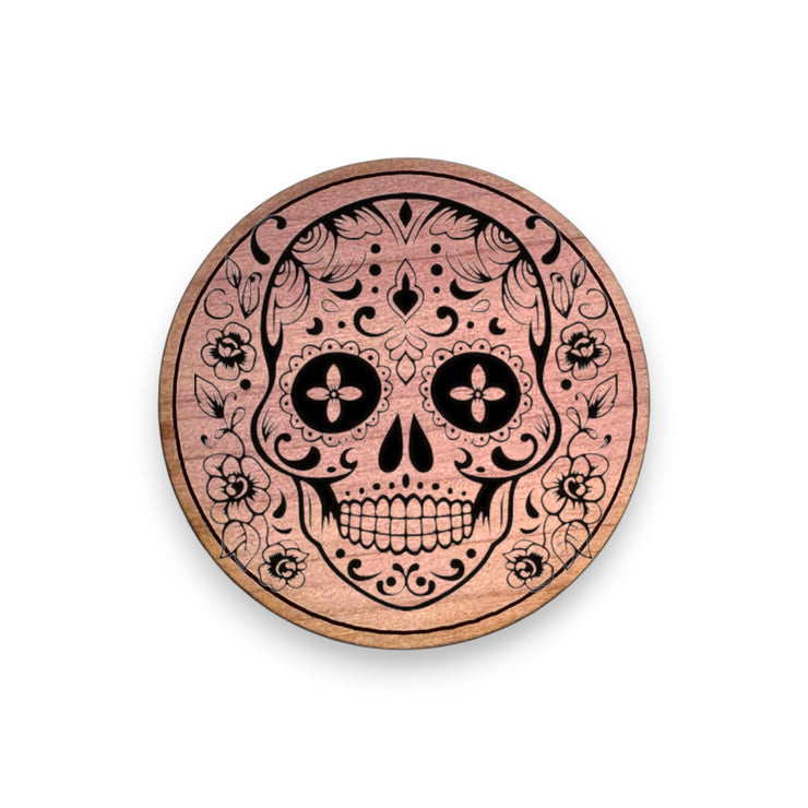 Challenge Coin - PERSONALIZED - CUSTOM - Sugar Skull day of the dead