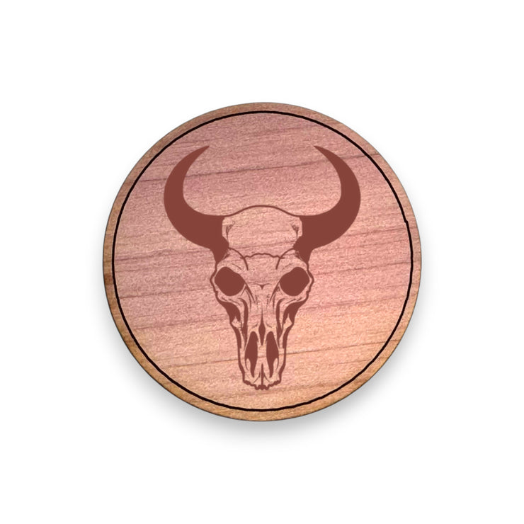 Challenge Coin - PERSONALIZED - CUSTOM - Cow Skull