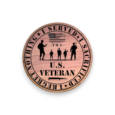 Challenge Coin - PERSONALIZED - CUSTOM - US Veteran