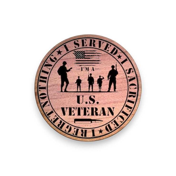 Challenge Coin - PERSONALIZED - CUSTOM - US Veteran