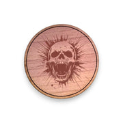 Challenge Coin - PERSONALIZED - CUSTOM - Screaming Skull