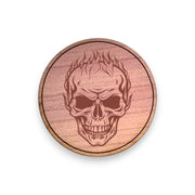 Challenge Coin - PERSONALIZED - CUSTOM - Burning Skull