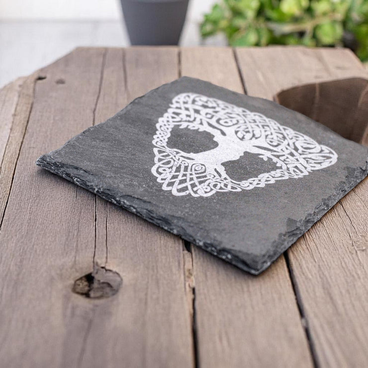 Coaster - Slate - Celtic Tree of LIfe - SET OF 2