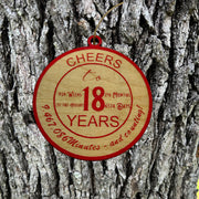 Ornament CUSTOM - Cheers to 18 Years