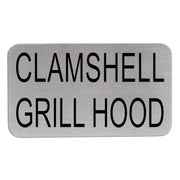 Hood Restaurant Name Plates for the kitchen