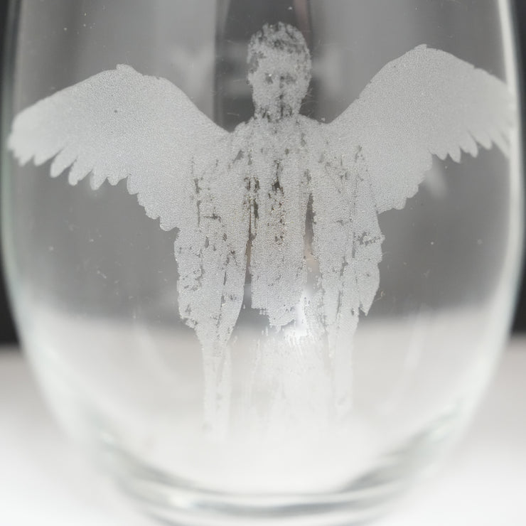 15oz Stemless Wine Glass -   Hey assbut