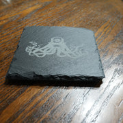Coaster - Slate - Steampunk Octopus - SET OF 2