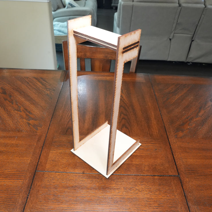 Shipping Label Stand and Feeder - Unassembled