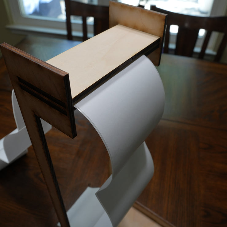 Shipping Label Stand and Feeder - Unassembled