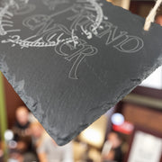 Sign - Slate - Speak friend and enter - 12x7in