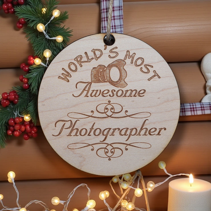 Worlds most Awesome Photographer - Ornament