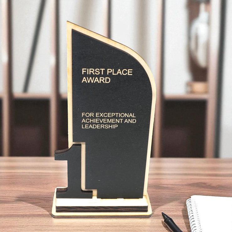 Award - Trophy Award 1st 2nd 3rd Place - 9x5 Inches