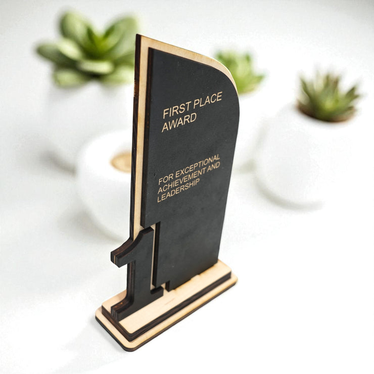 Award - Trophy Award 1st 2nd 3rd Place - 9x5 Inches
