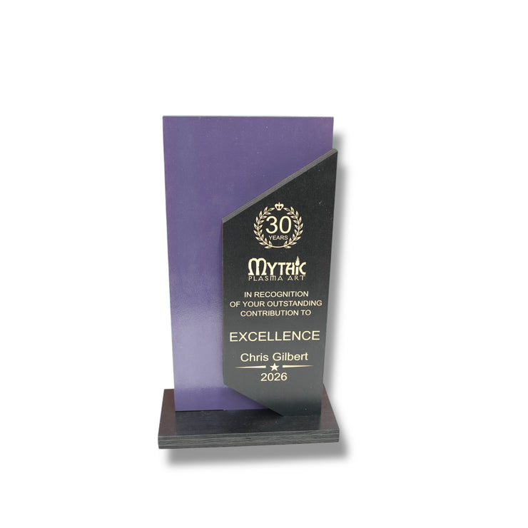 Award - PERSONALIZED - Trophy Award 4 - Color - 12x7 Inhces