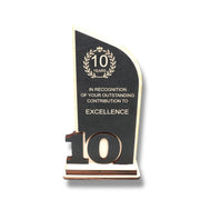 Award - Trophy - CUSTOM - Anniversary Year - 9x5 Inches