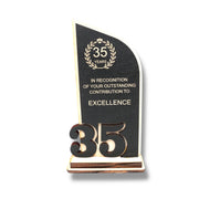 Award - Trophy - CUSTOM - Anniversary Year - 9x5 Inches