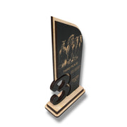 Award - Trophy - PERSONALIZED - Horse - 1st 2nd 3rd Place - 9x5 Inches