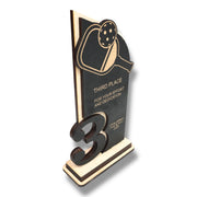 Trophy Award - PERSONALIZED - Pickleball - 1st 2nd 3rd Place - 9x5 Inches