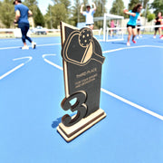 Trophy Award - CUSTOM - Pickleball - 1st 2nd 3rd Place - 9x5 Inches
