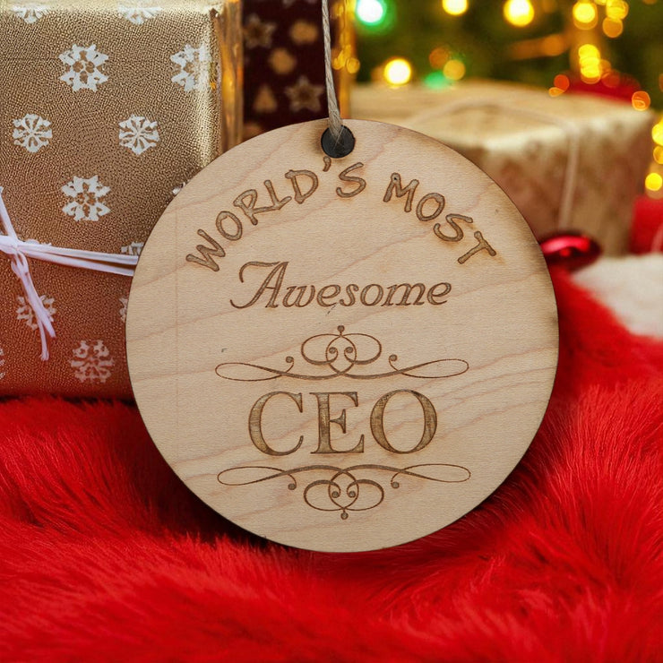 Worlds most Awesome CEO - Ornament