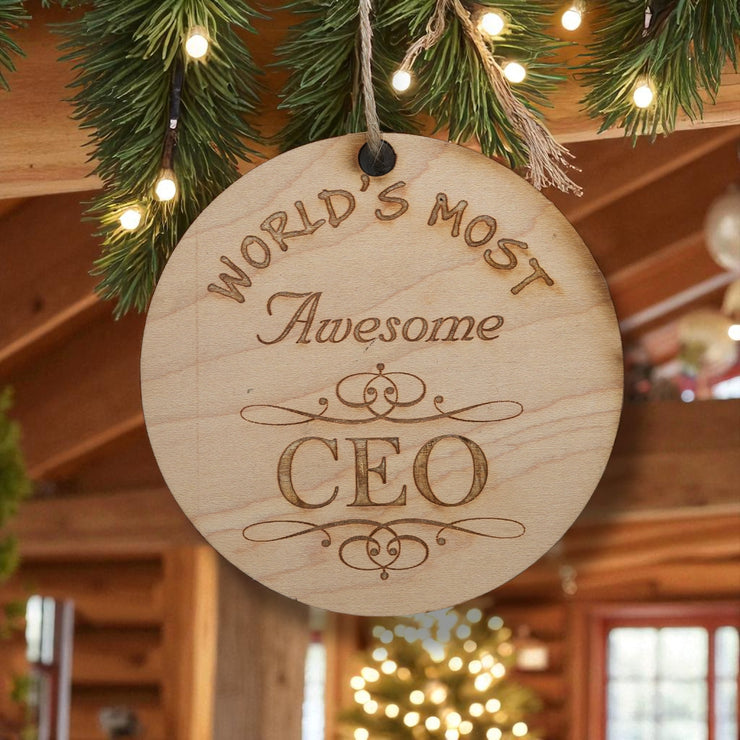 Worlds most Awesome CEO - Ornament