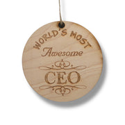Worlds most Awesome CEO - Ornament
