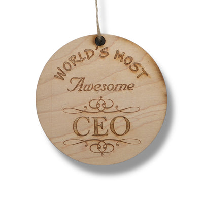 Worlds most Awesome CEO - Ornament