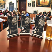 Trophy Award - CUSTOM - Darts - 1st 2nd 3rd Place - 9x5 Inches