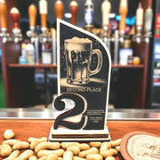 Trophy Award - PERSONALIZED - Beer - 1st 2nd 3rd Place - 9x5 Inches