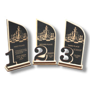 Trophy Award - PERSONALIZED - Chess - 1st 2nd 3rd Place - 9x5 Inches