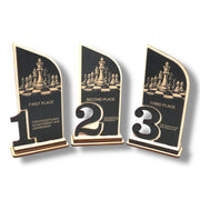 Trophy Award - CUSTOM - Chess - 1st 2nd 3rd Place - 9x5 Inches