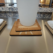 Browncoats Coaster Set of two 4x4in Raw Wood