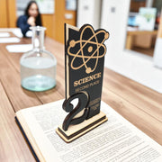 Trophy Award - PERSONALIZED - Science - 1st 2nd 3rd Place - 9x5 Inches