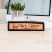 Desk Wedge Name Plate - PERSONALIZED - Corgi - 11 Inches