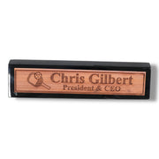 Desk Wedge Name Plate - PERSONALIZED - Pickleball - 11 Inches