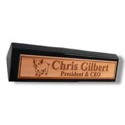 Desk Wedge Name Plate - PERSONALIZED - PIglet - 11 Inches